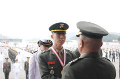 경운대 군사학과 임현수 소위, 장교 임관식에서 국방부장관상