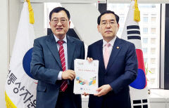 주낙영 자동차 소재·부품 산업 지원 건의…산업부 장관 면담