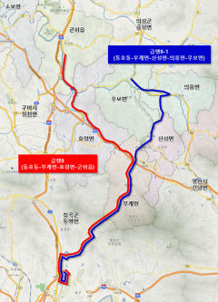 대구급행시내버스 7월1일부터 군위도 달린다