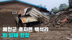 [영상뉴스] 예천군 효자면 백석리 비 피해 현장 |