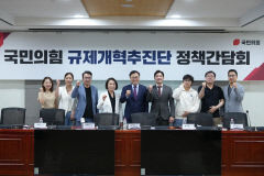 국민의힘 규제개혁추진단, 스타트업 정책간담회 개최