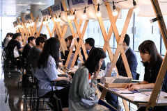 [포토뉴스] 카페 같은 아늑한 분위기의 대구시 취업박람회