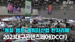 [영상뉴스]‘게임·웹툰·캐릭터산업 한자리에’… 2023대구콘텐츠페어(DCCF)