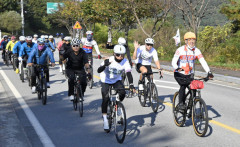 지난 28~29일 양일간 '2023 낙동미로 릴레이 자전거 축제 상주시민 녹색자전거 대행진' 열려