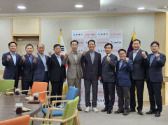 농협 구미시지부 및 지역 8개 농·축협 조합장, 김장호 구미시장과 조찬간담회