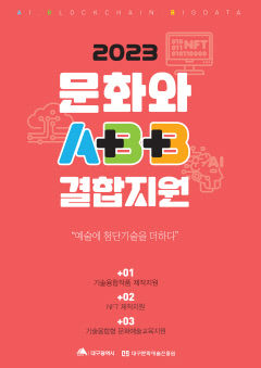 대구문화예술진흥원, 문화와 ABB결합지원, 성과물 작품전시회 개최