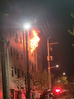 구미시 옥계동 다가구주택 화재...1시간 40여 분 만에 진화