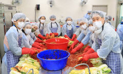 DGB금융 패밀리봉사단, 취약계층에 김장 1000㎏ 나눔