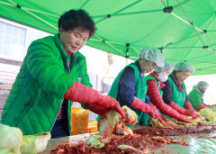 영양군새마을회, 사랑의 김장나누기 행사