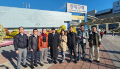 저우용호이 대만관광청장 대구모노레일 참관