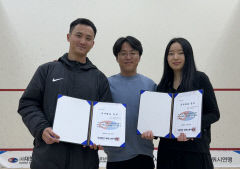 대구시청 유승용·김다미, 스쿼시 국가대표 선발