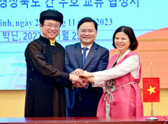 경북도, '화산 이씨' 발생지 베트남 박닌성과 우호교류 협약 체결