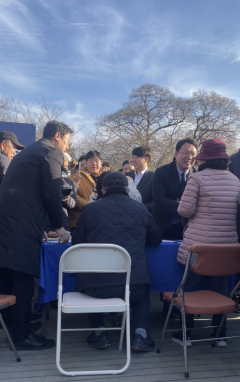 [영상뉴스]이준석,대구수성못에서 당원모집