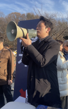[영상뉴스]이기인,대구 수성못에서 당원 모집