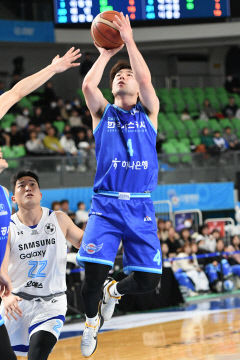 대구 한국가스공사 페가수스, 서울 삼성 77-71 제압…올 시즌 첫 3연승 질주