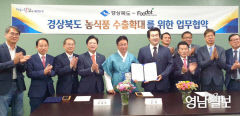 경북도 농식품 수출, 지난해 9억달러 첫 달성