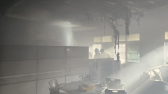 구미 한 중학교서 2층 상담실 화재…직원 4명 연기흡입으로 치료