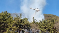 청도 산불 26분만 진화…농산물부산물 소각 중 부주의로 발생