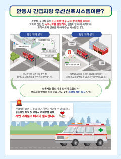 안동시, 긴급차량 우선 신호 시스템 도입·시범운영