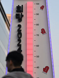 대구 사랑의 온도탑, 캠페인 마지막 날 100℃ 달성