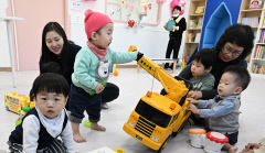 [포토뉴스] 대구 감삼동 공동육아나눔터에서 즐거운 시간 보내는 아이들
