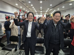 [4·10 총선 개표소] 경산 조지연·최경환, 지상파 방송 3사 공동 출구조사 희비 엇갈려