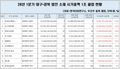 대구경북 '시총1조클럽'기업, 연초 대비 17조 ↓