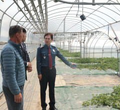 경북경찰청장, 성주 참외농가 농산물 절도 예방활동 점검