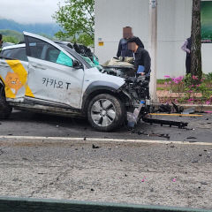[포토뉴스] 대구 수성구 연호네거리 인근 교통사고