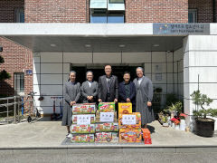 경북농민사관학교, 사회복지시설 청소년의집 위문품 전달