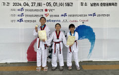 성주중앙초 태권도부 '전국 꿈나무 대회' 활약