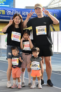 [제17회 영남일보 국제하프마라톤대회] 최연소 참가 박하온·하린 