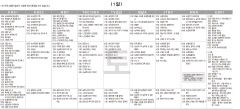 6월01일(토) TV 편성표