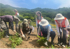 '국립공원 명품 마을 지정' 경산시 퍽정마을, 꽃마을로 재탄생