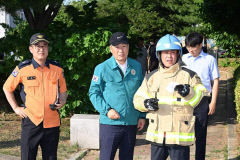 화재 현장 달려간 서도원 대구 달성군의회 의장 