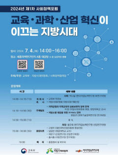 사회 난제 해결위해 학회·연구기관·정부 토론회 개최