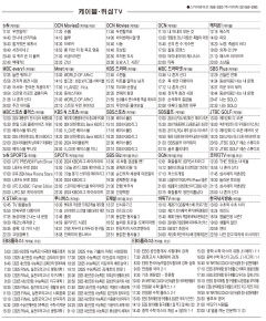 7월24일(수) 케이블·위성TV 편성표