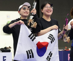 공기권총 오예진·김예지 金·銀 동반 획득…오예진은 결선 신기록도 달성