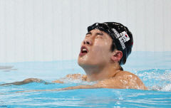 계영서 꼭…황선우 자유형 200m 결승 탈락
