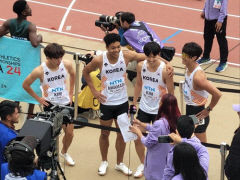 '한국 육상 남자 주니어 400m 계주' 32년만에 세계주니어육상선수권대회 결선 진출