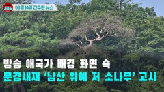 [시도때도없는 뉴스 08.14] 방송 애국가 배경 화면 속 문경새재 ‘남산 위에 저 소나무’ 고사