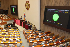 [속보] 김건희 여사 특검법 국회 본회의 통과…'4번째 발의' 채상병 특검법도 통과