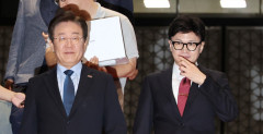한국갤럽 장래 정치지도자 선호도…이재명 25%·한동훈 15%