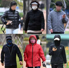[포토뉴스] 쌀쌀해진 날씨에 두꺼운 옷 꺼내입은 대구시민들