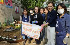 대구 7호 광장 상권 정원 가꾸기