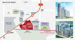 힐스테이트 대명 센트럴, 8000세대 남구 신흥 뉴타운의 핵심…대명동 랜드마크로 '우뚝'