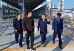 권세호 코레일 상임감사위원, 개통 앞둔 새 노선 현장 점검
