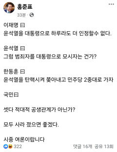 홍준표, 