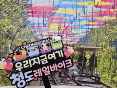 청도군, 레일바이크 뱀띠 고객 할인 등 연말연시 이벤트 실시