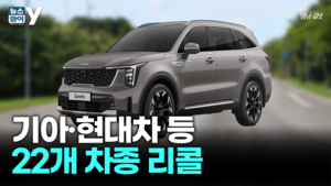 [뉴스와이] 국토부,30만대 대규모 리콜...기아·현대차·한국GM·혼다 등 22종